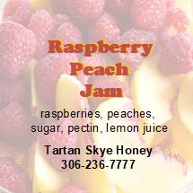 Raspberry Peach Jam, 250 ml