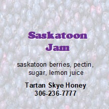 Saskatoon Jam, 250 ml