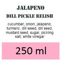 Jalapeno Dill Pickle Relish, 250 ml