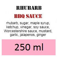 Rhubarb BBQ Sauce, 250 ml